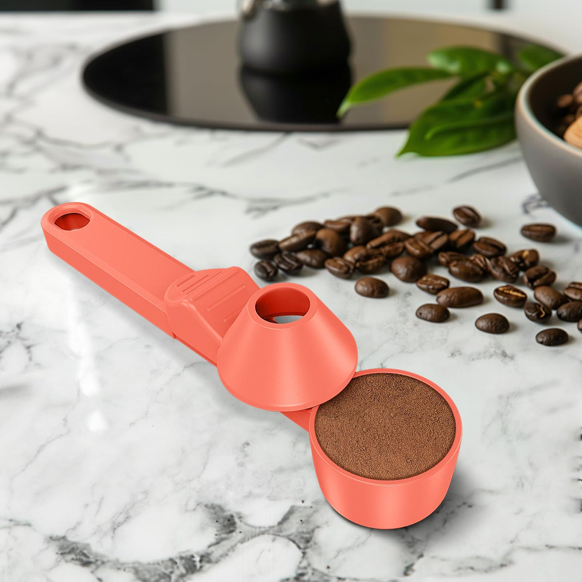 Coffee Scoop & Funnel for Reusable K Cup Refillable Coffee Pods