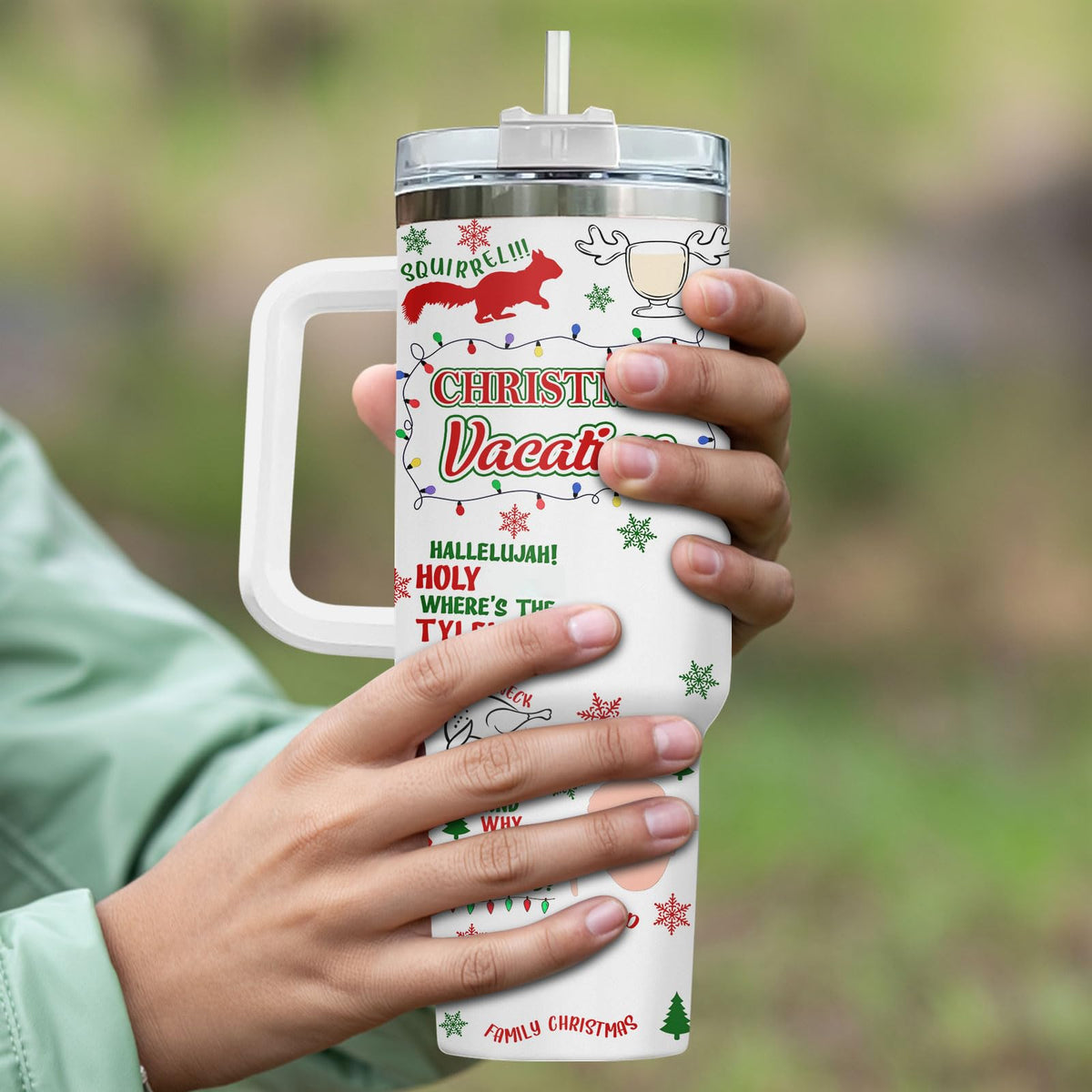 Movie Funny 40 oz Tumbler with Handle
