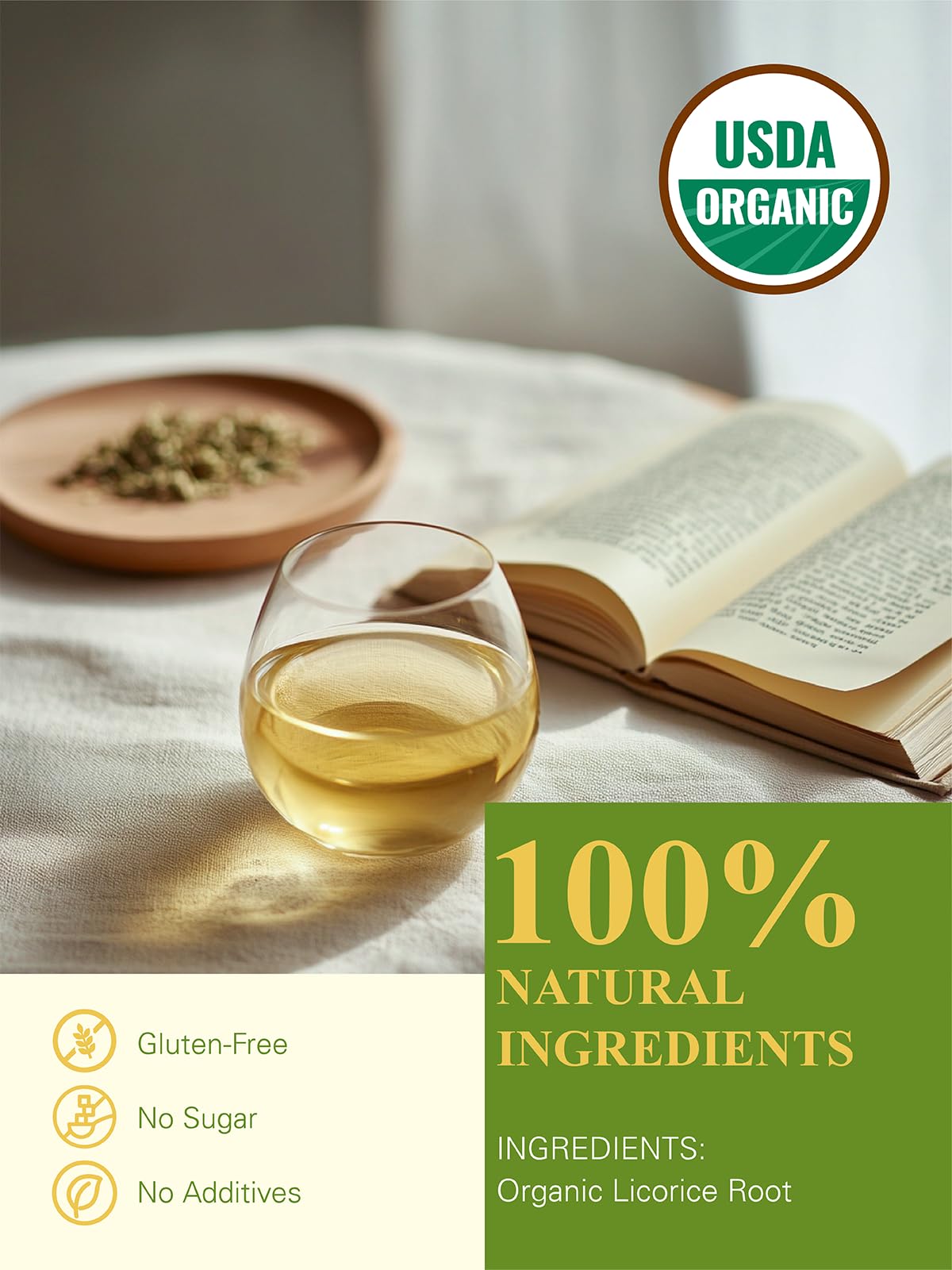 Organic Licorice Root Tea (16 Ounce)