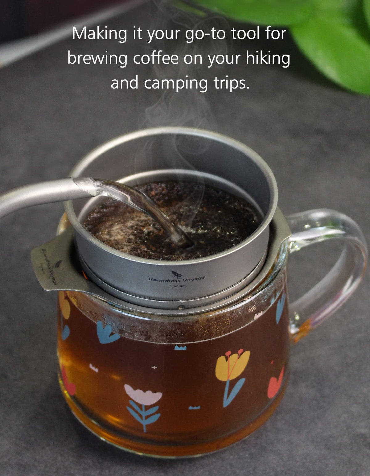 Pure Titanium Coffee Filter Paperless