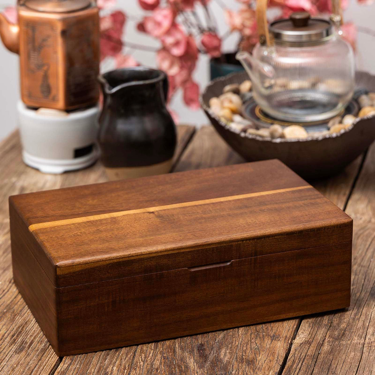 Acacia Wooden Tea Bag Organizers