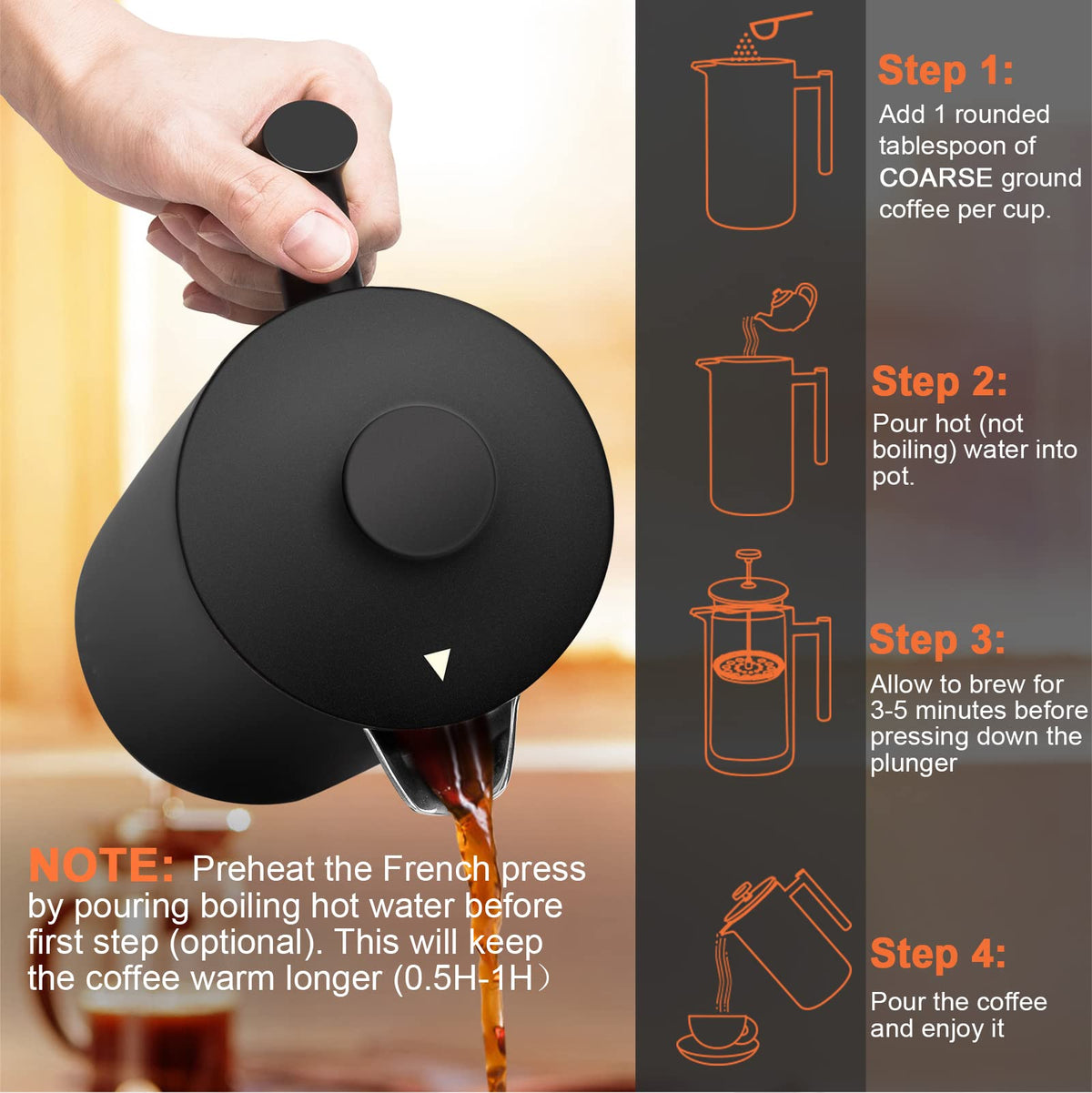 French Press Coffee Maker