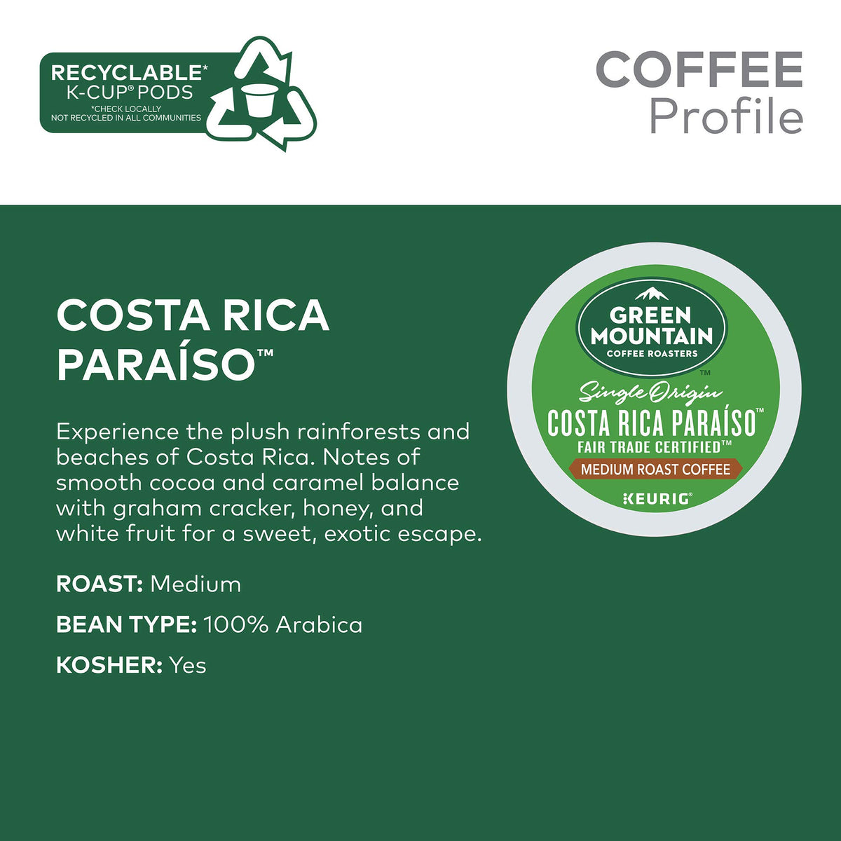 Costa Rica Paraiso (72 Count)