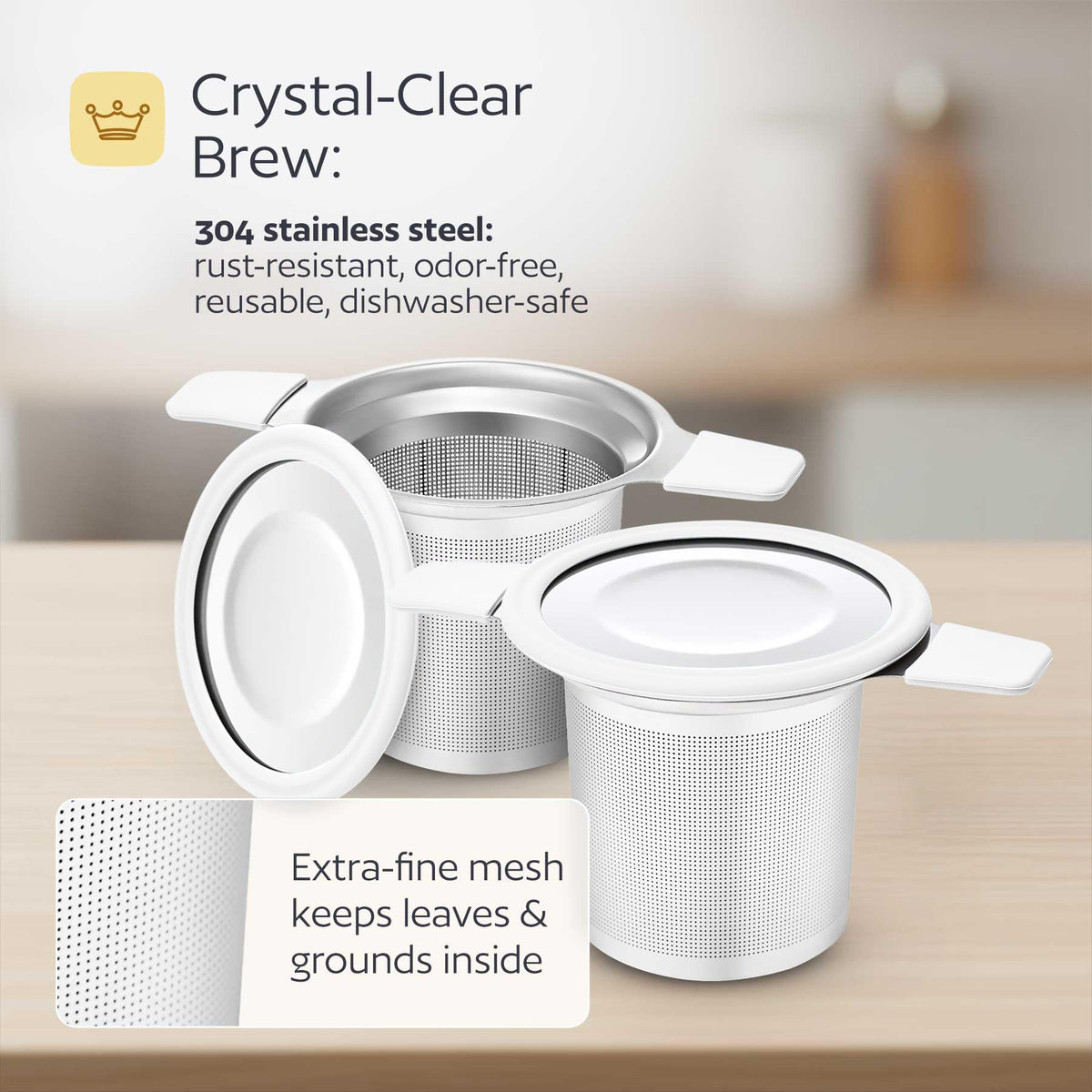 Stainless Steel Tea Infuser for Loose Leaf Tea