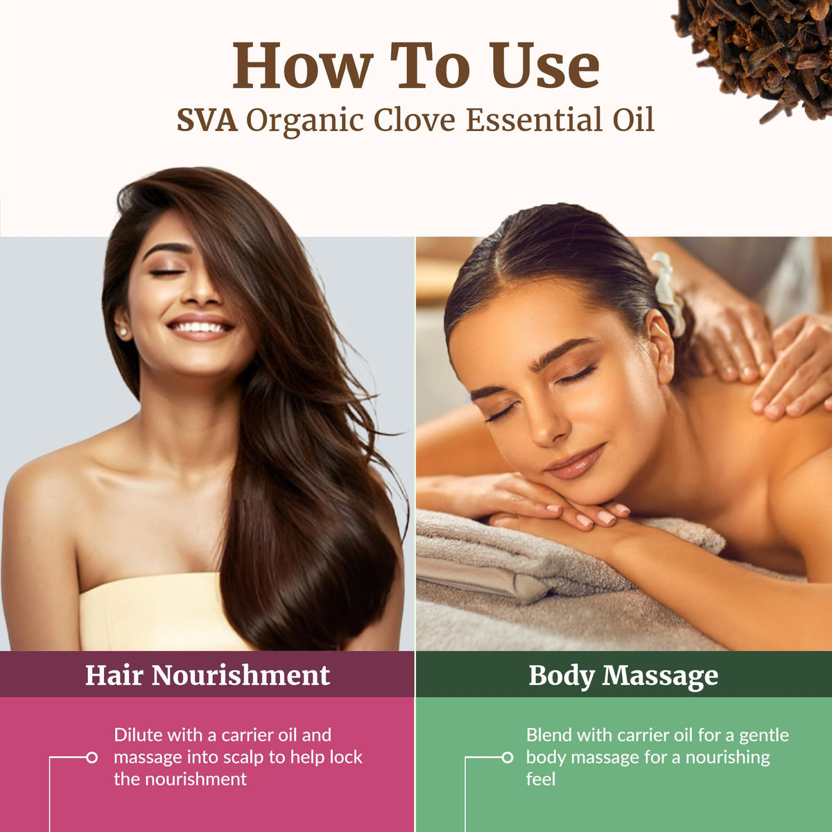 SVA Organic Clove Essential Oil (16 Fl Oz)