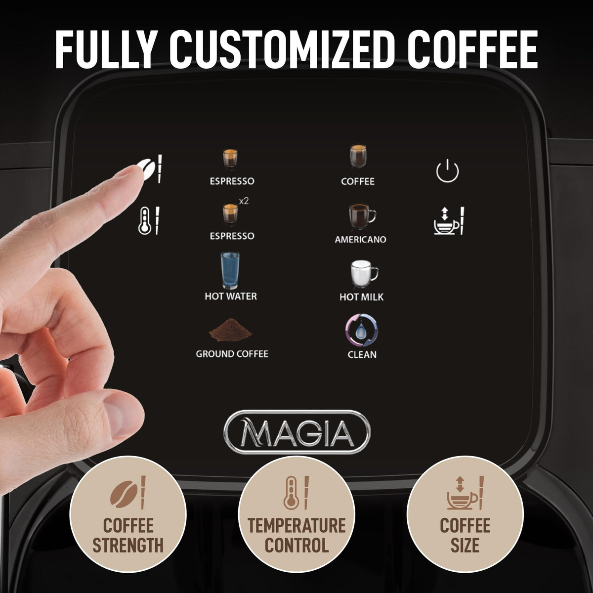 Magia Clasica Automatic Espresso Machine with Built