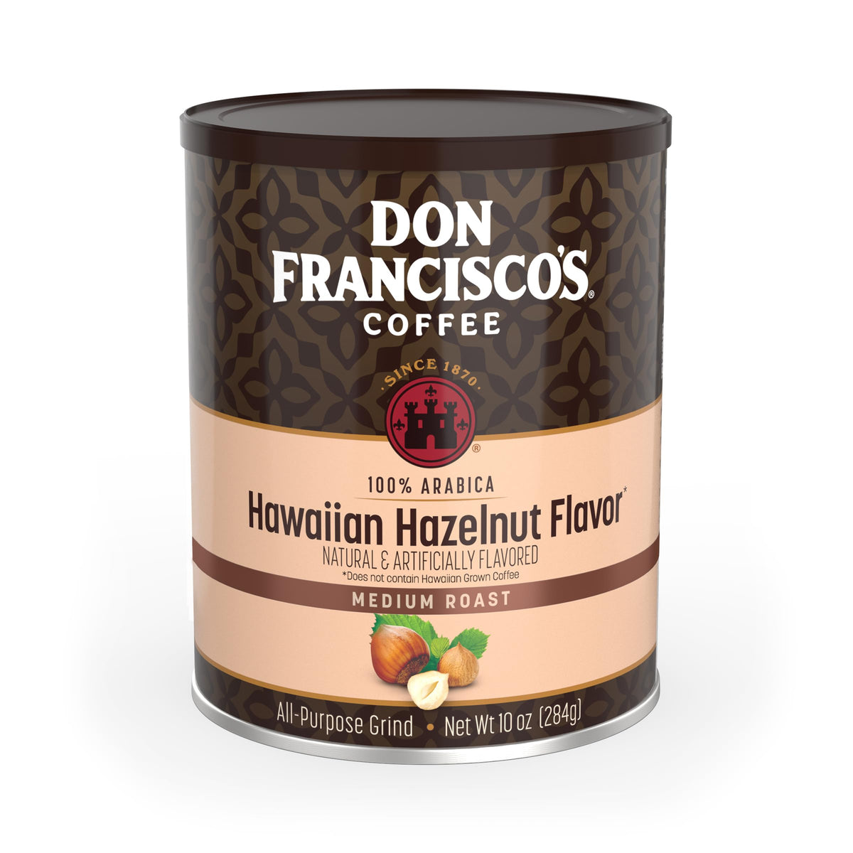 Hawaiian Hazelnut Ground Coffee Can (10 Ounce)