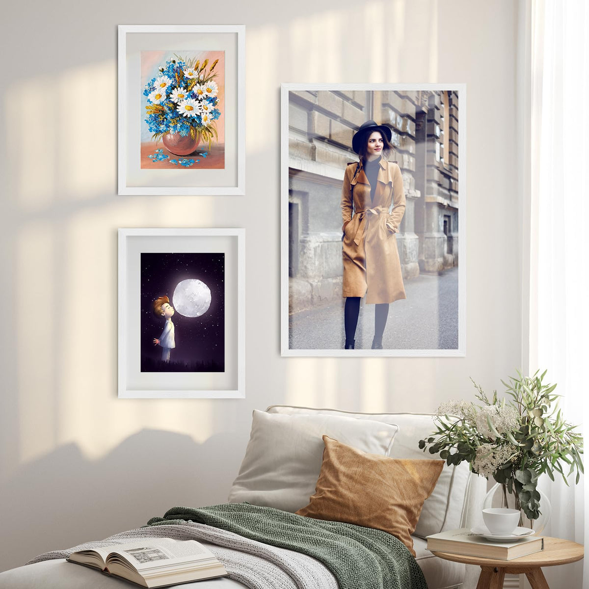 16x24 Solid Oak Wood Picture Frames
