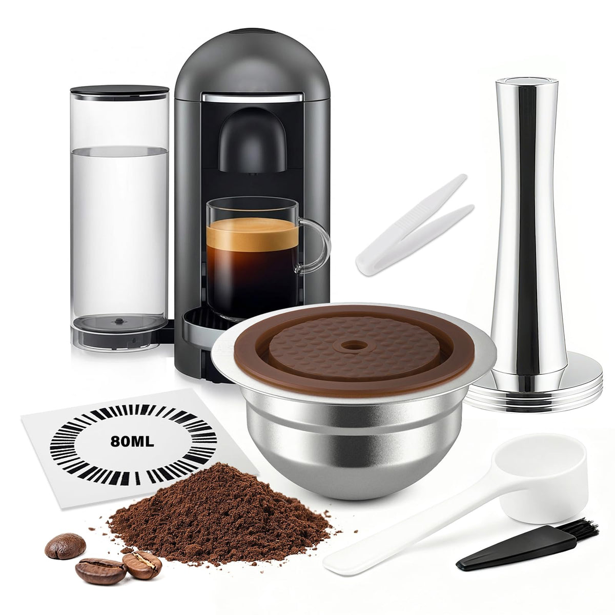 Reusable Stainless Steel Coffee Capsule for Nes