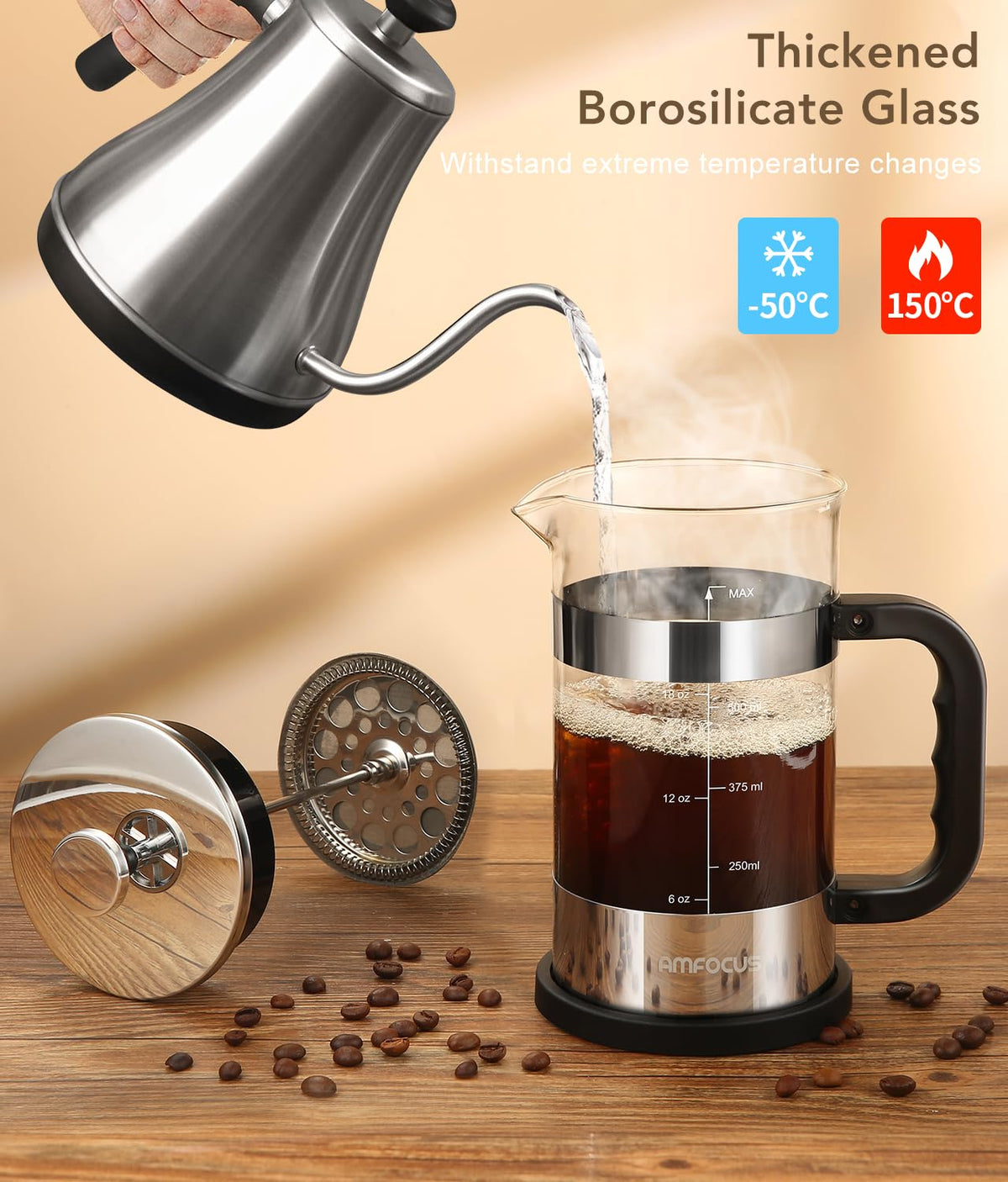 French Press Coffee Maker (21 Ounce)