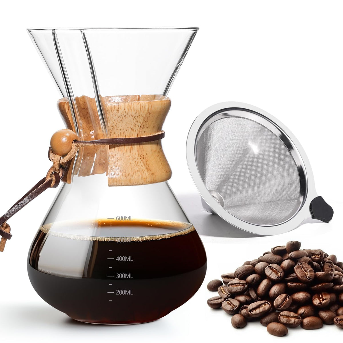 Pour Over Coffee Maker 20 OZ