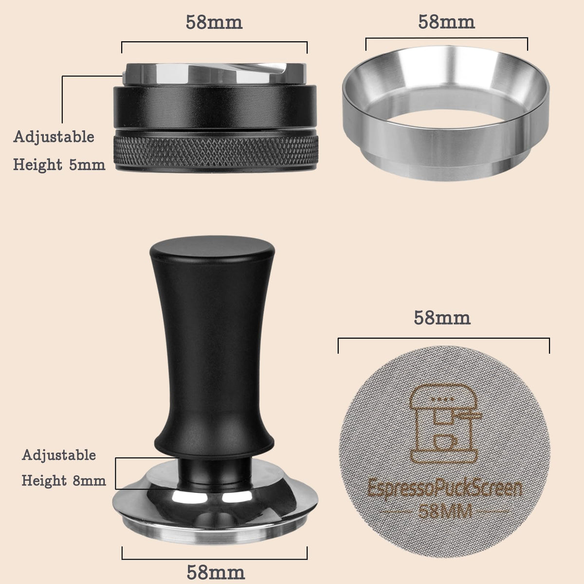 58mm Espresso Tool Kit