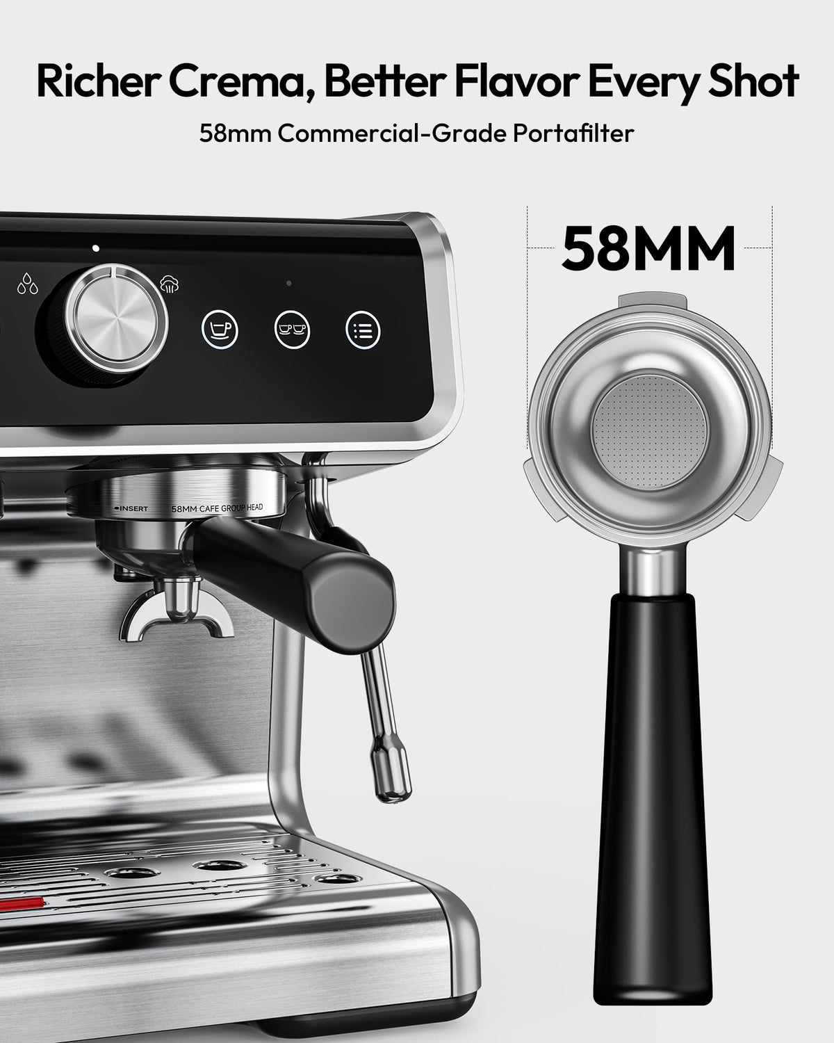 Espresso Machine with Grinder