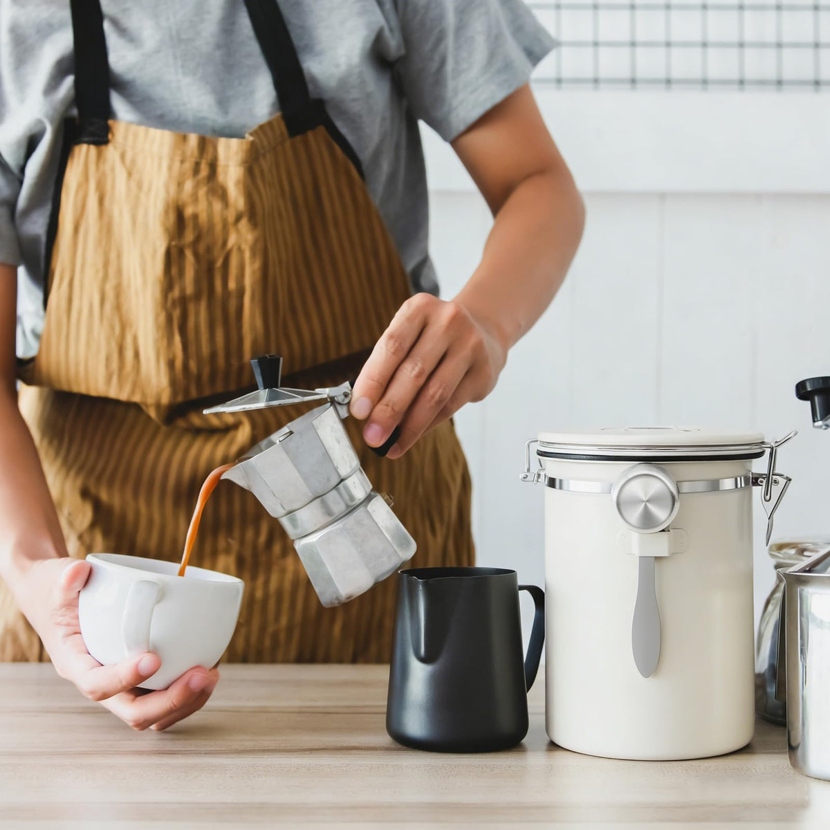 2.8L Airtight Vacuum Coffee Canister