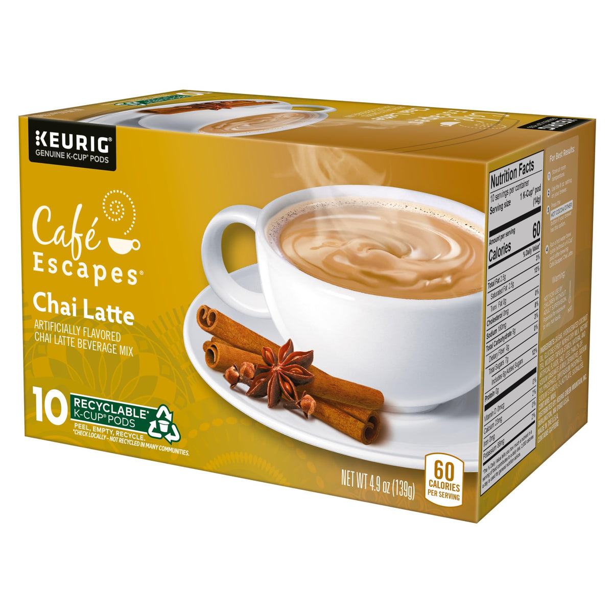 Chai Latte Single (60 Count)