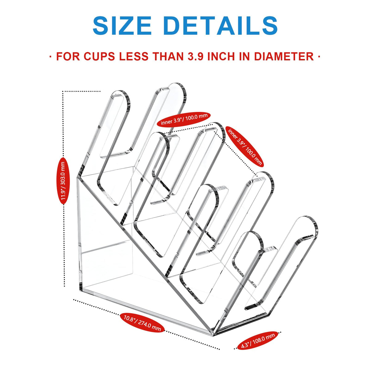 3 Compartment Disposable Cup Holder