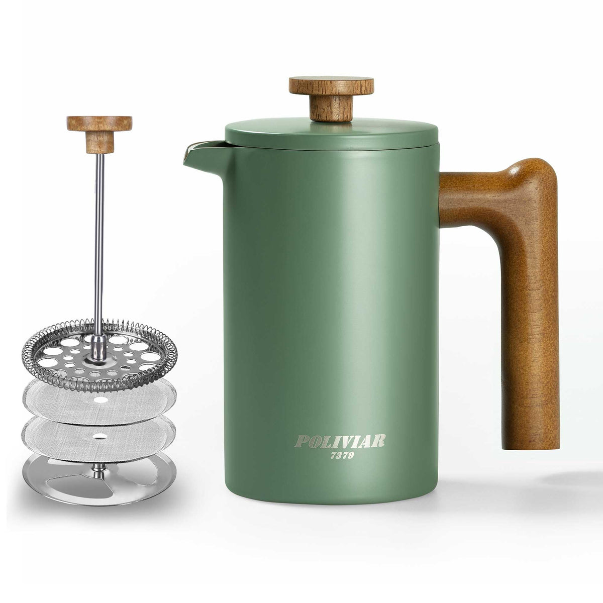 POLIVIAR French Press Coffee Maker