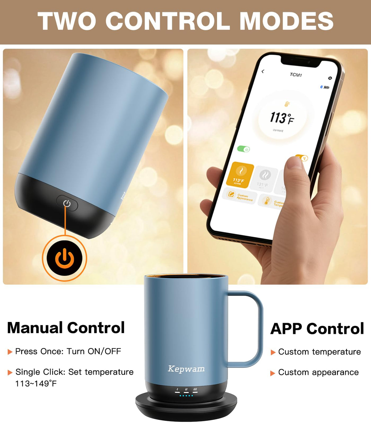Self Heating Coffee Mug T1