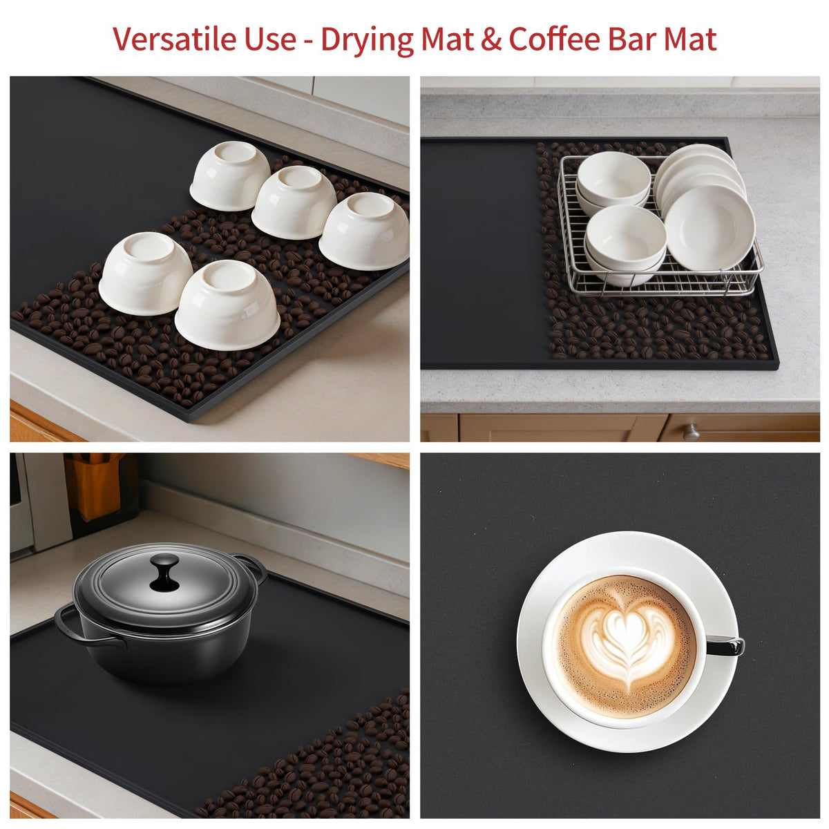25"x17" Coffee machine Mat Large