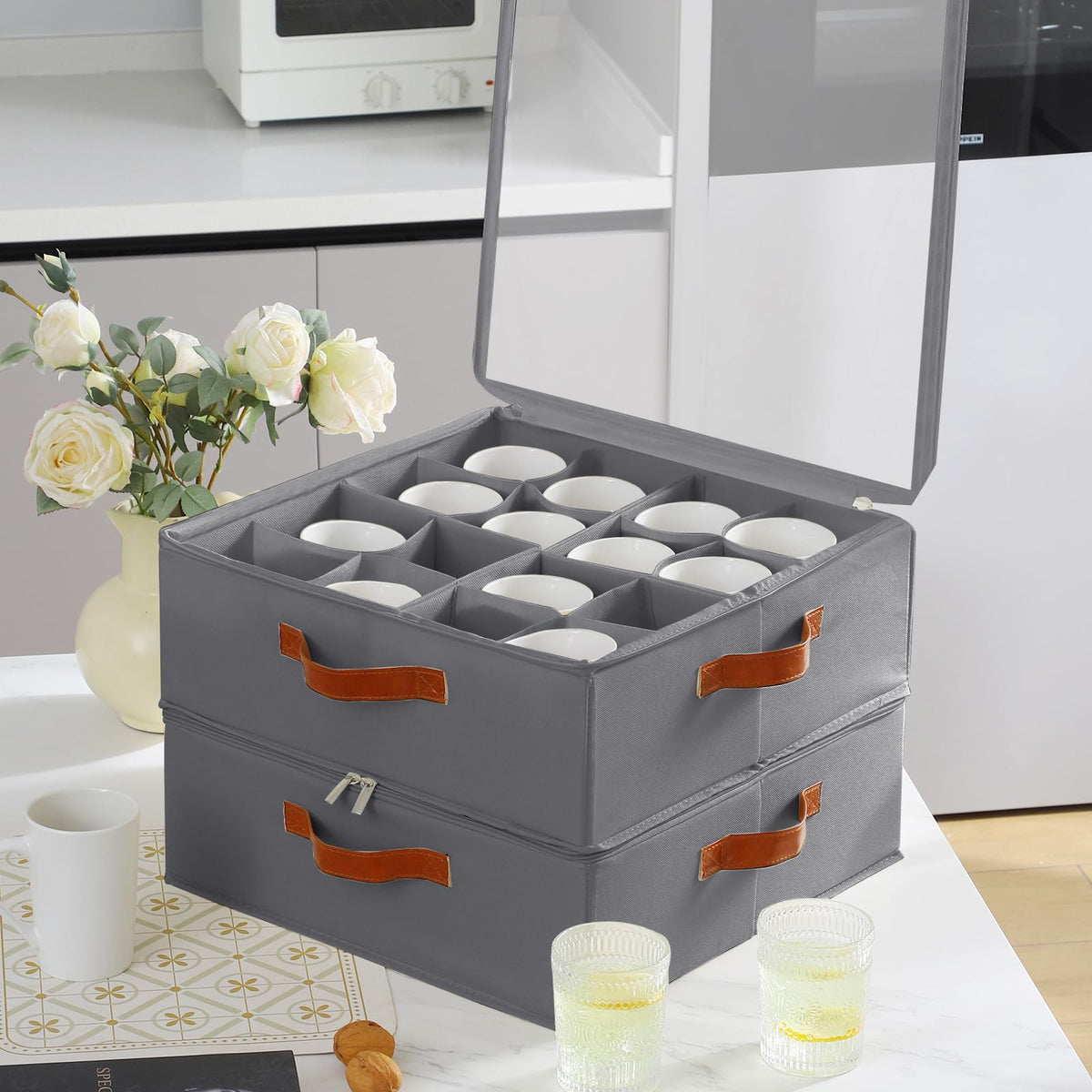 Cup and Mug Storage Box (2 Count)