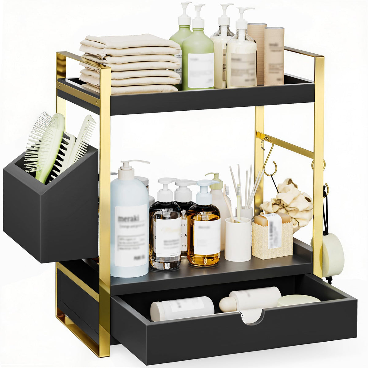 2 Tier Bathroom Counter Organizer