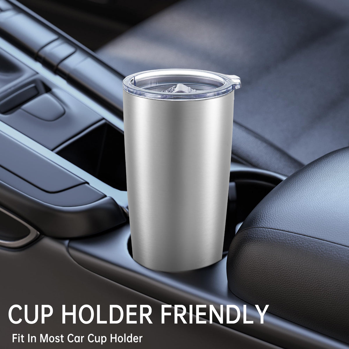 20 oz Tumbler Stainless Steel Tumblers with Lid Double Wall Vacuum Insulated Coffee Mug 20oz Powder Coated Cup for Hot and Cold Drinks