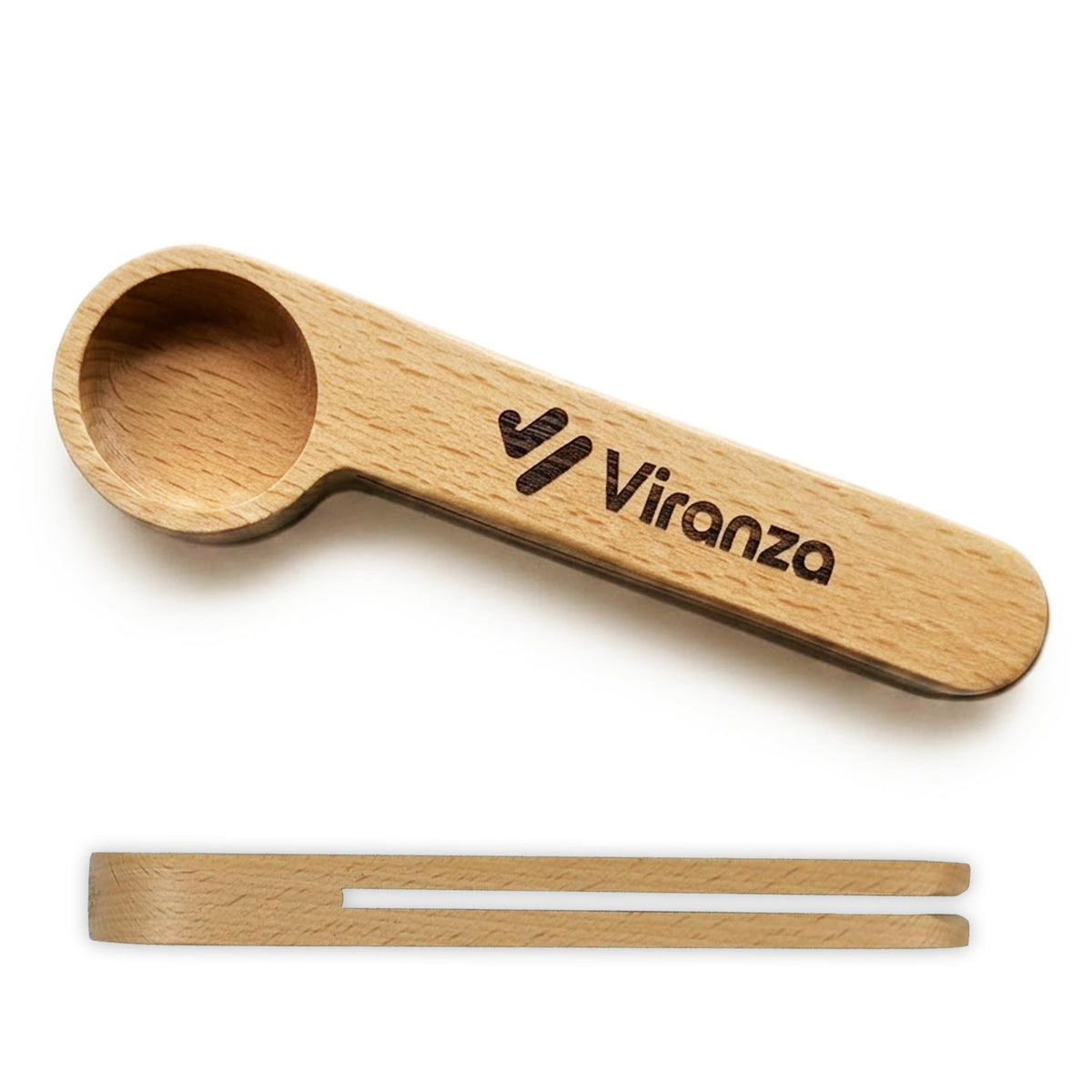 15ml Wooden Coffee Scoop with Bag Clip