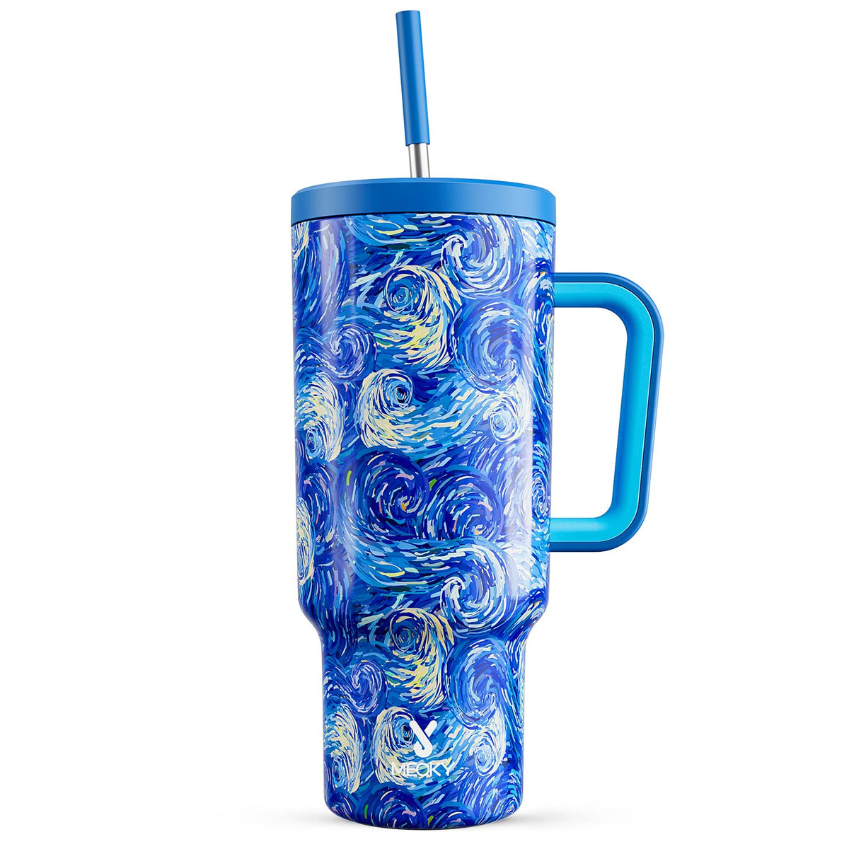 Tumbler with Handle and Straw for Women