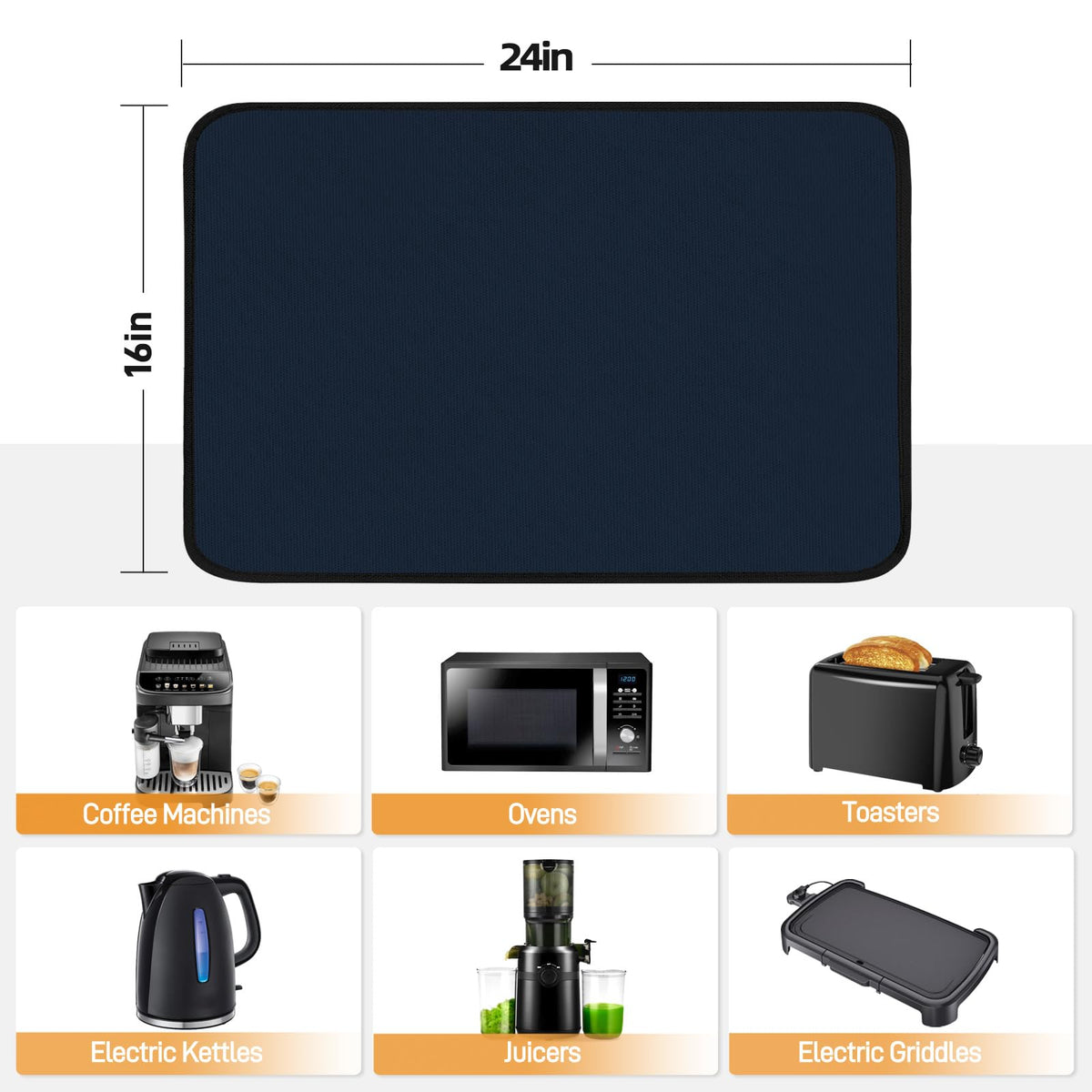 Heat Resistant Mats for Air Fryer on Countertop