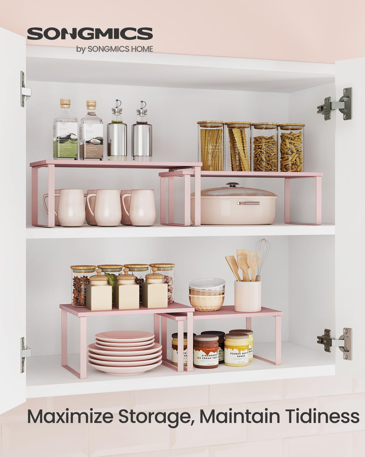 Cabinet Organizer Shelf (2 Count)