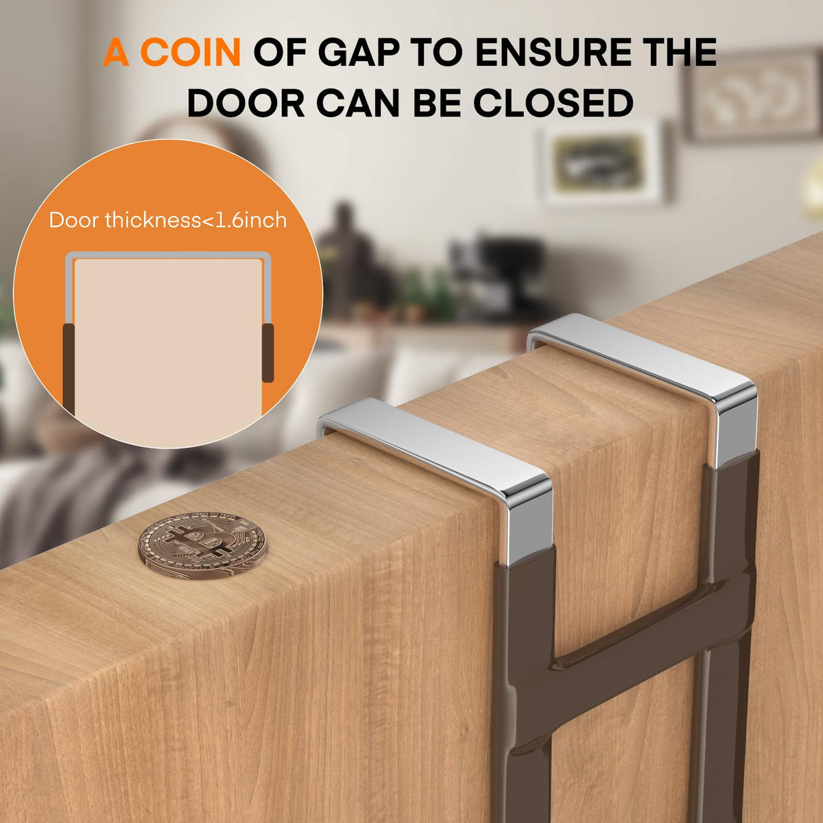 Over the Door Hooks (4 Count)