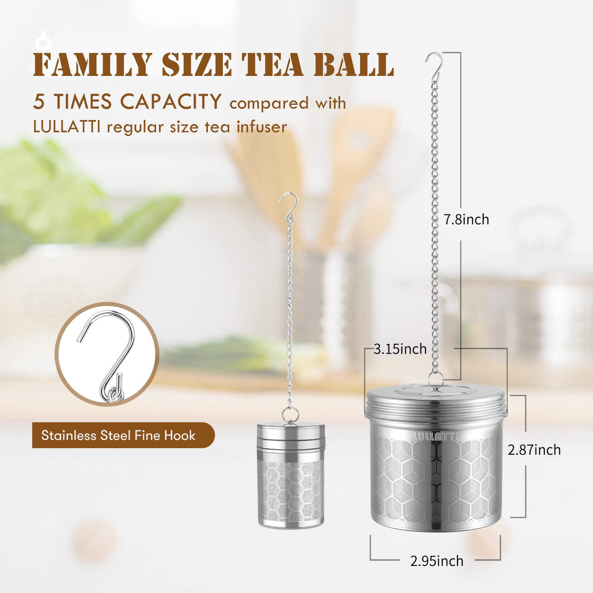 Extra Large Tea Ball Infuser for Pitcher
