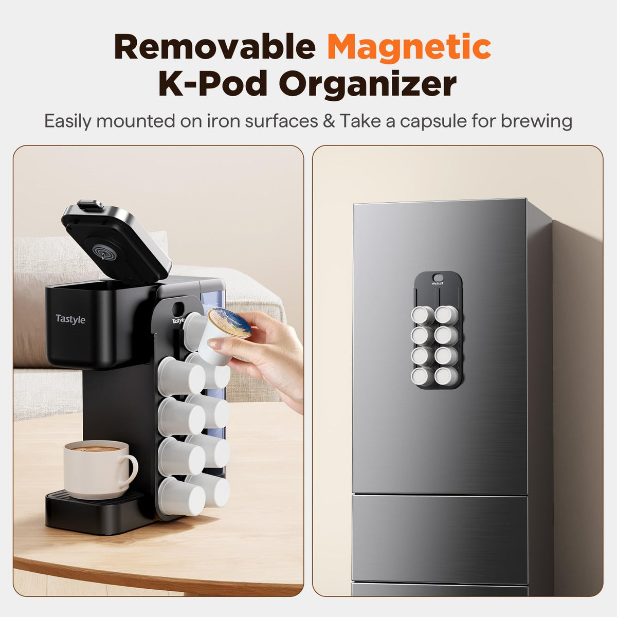 Hot & Iced Coffee Maker with Magnetic K