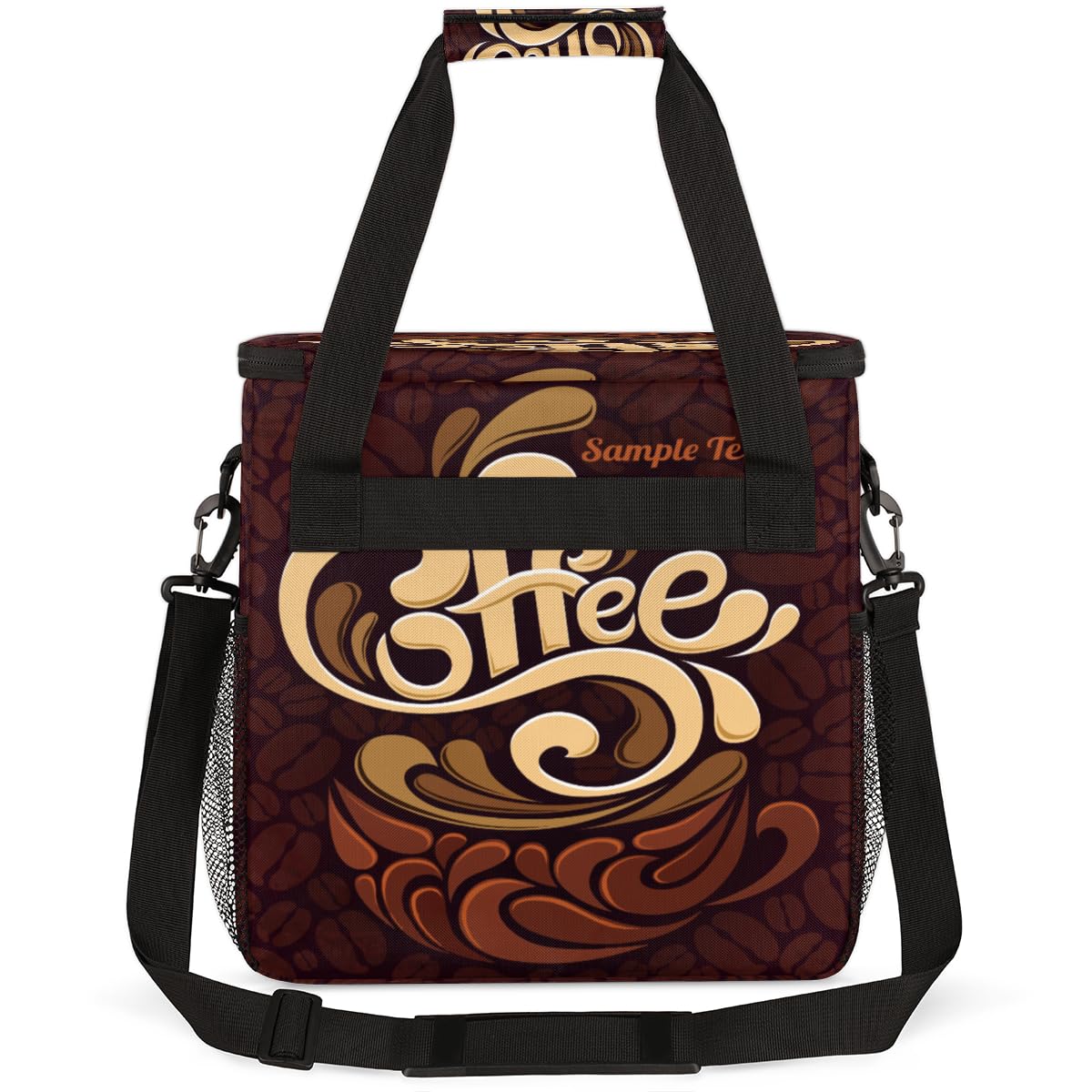Funny Coffee Coffee Maker Carring Bag Coffee Cafe Travel Carrying Storage Tote Bag Compatible with Keurig K
