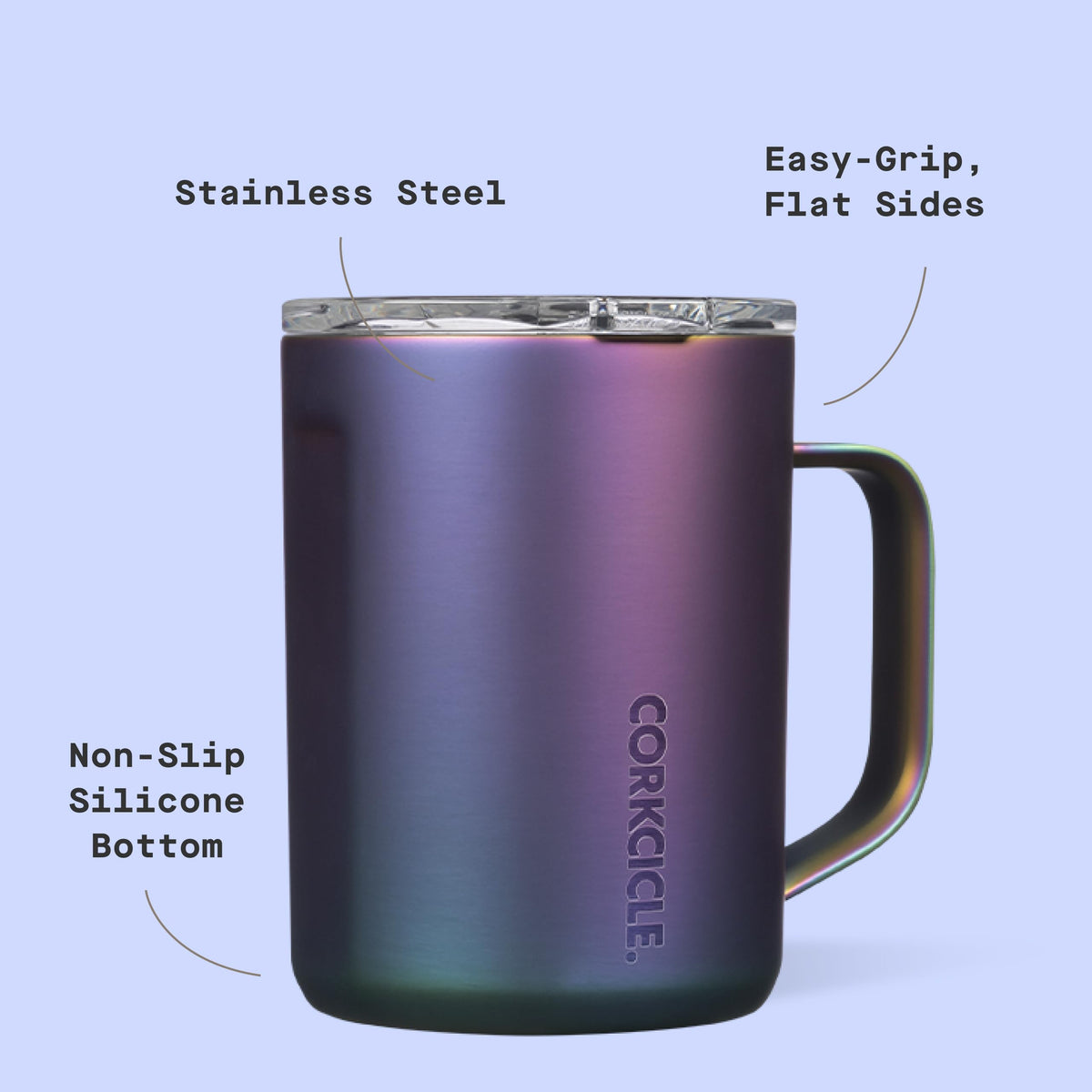 Coffee Mug 16 oz Triple Insulated with Handle