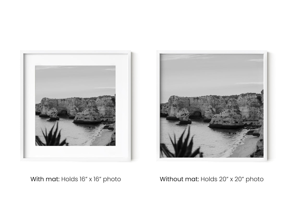 20x20 White Aluminum Frame Set of 4