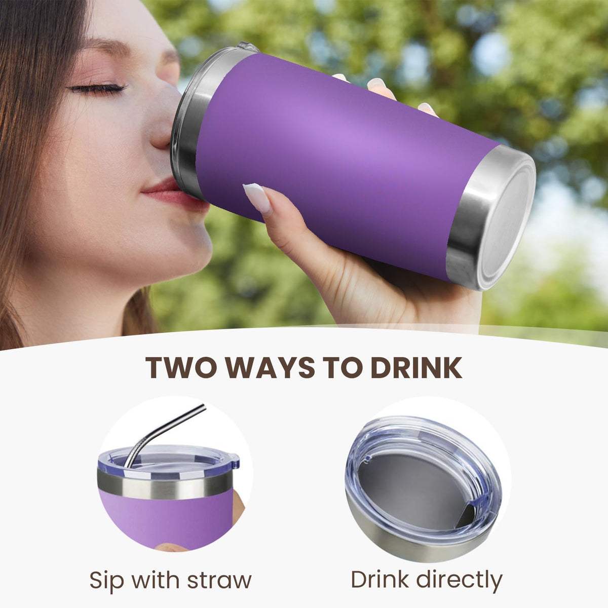 20oz Tumbler 12 Pack Double Wall Vacuum Insulated Travel Mug Bulk (12 Count)