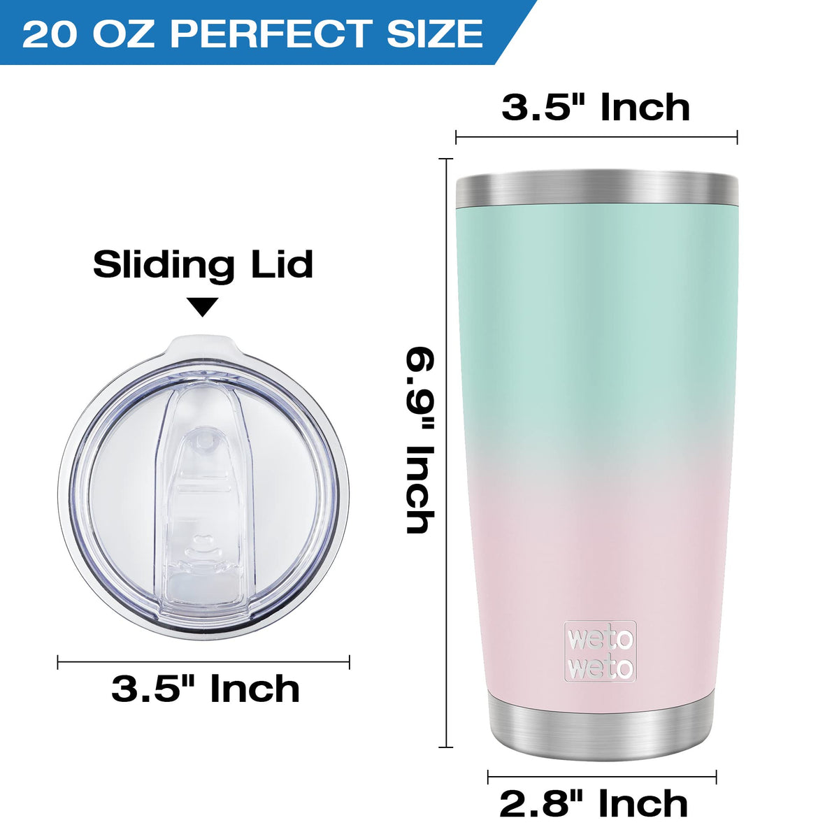 20oz Insulated Stainless Steel Tumbler