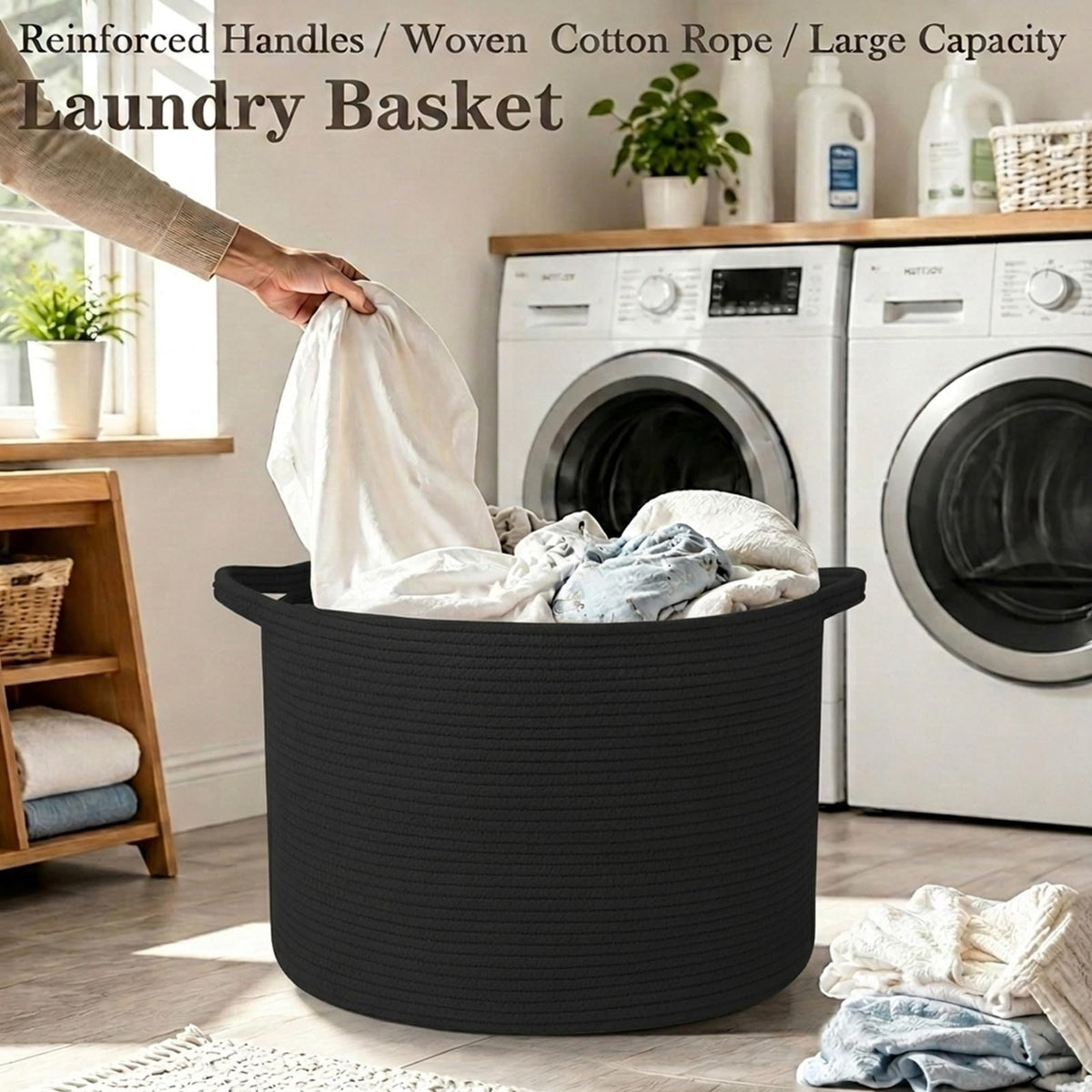 65L Large Blanket Basket