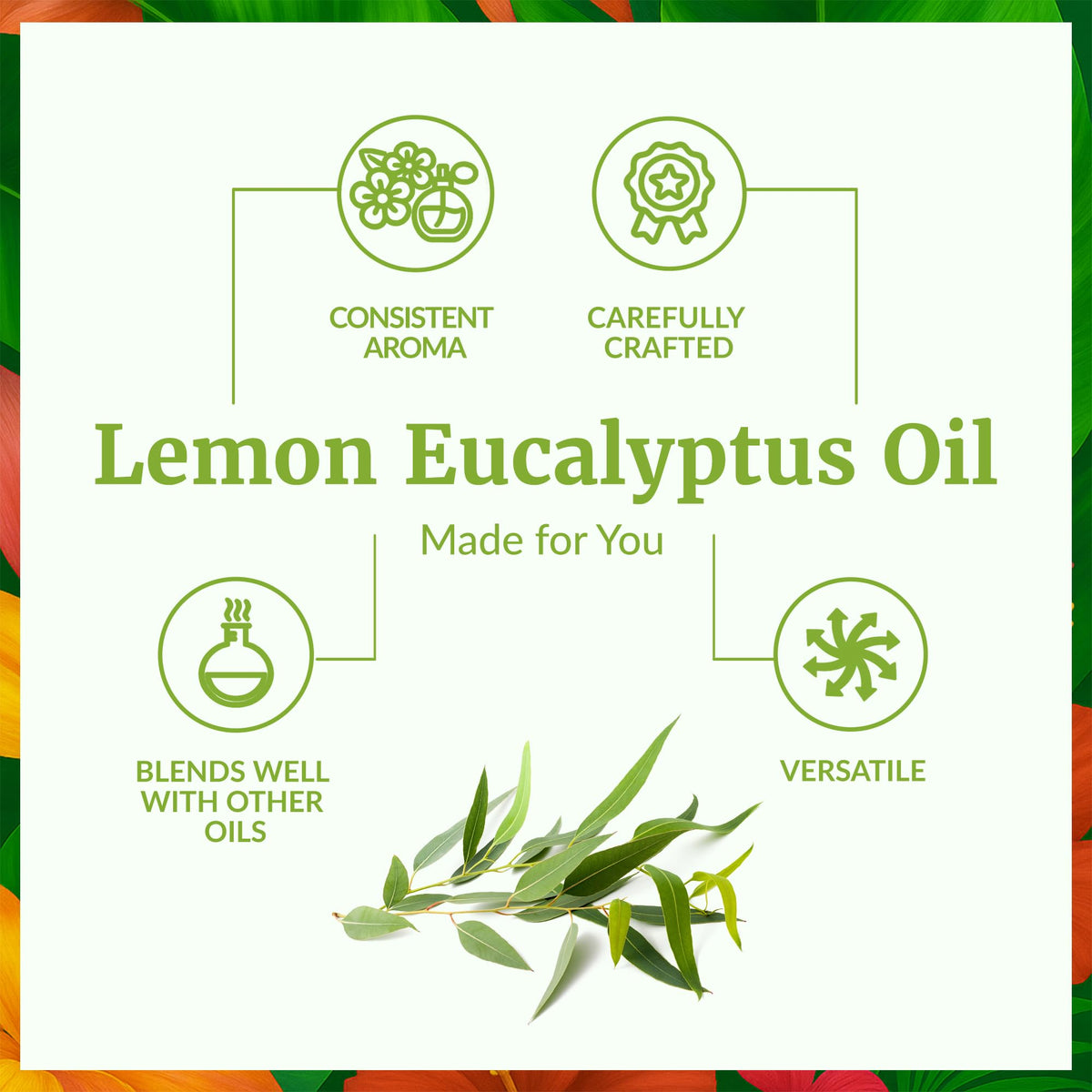 SVA Lemon Eucalyptus Essential Oil with Dropper (4 Fl Oz)