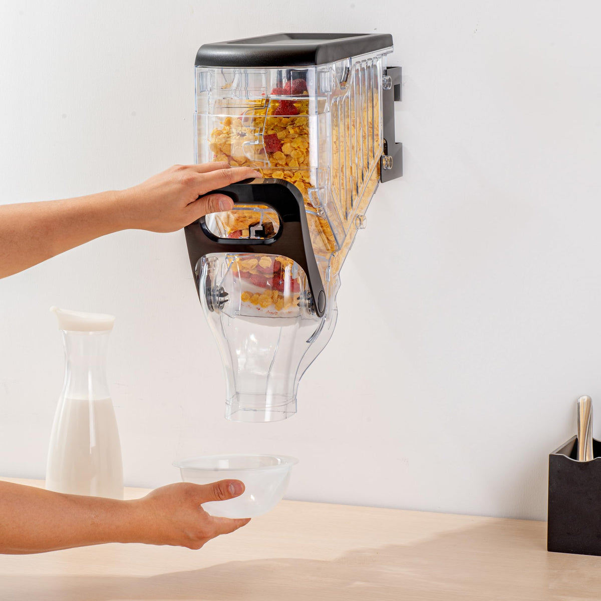 Cereal Dispenser 2 gal Plastic Wall