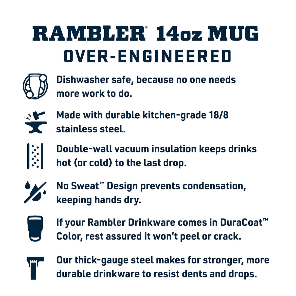 Rambler 14 oz Stackable Mug