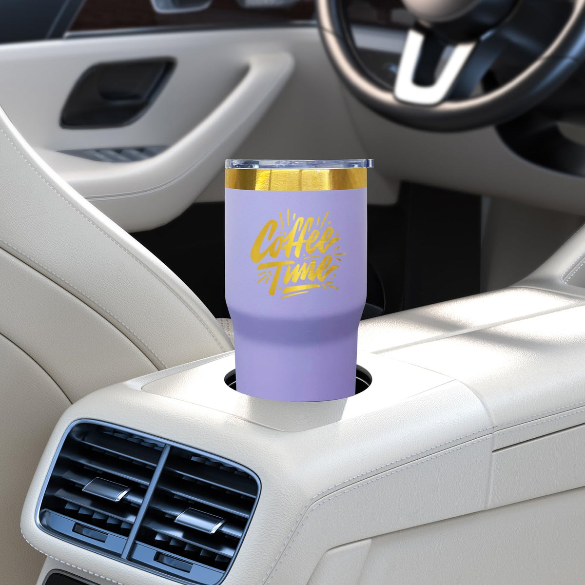 20 oz Tumbler Bulk Stainless Steel Tumblers with Lids and Straws Lilac (12 Count)