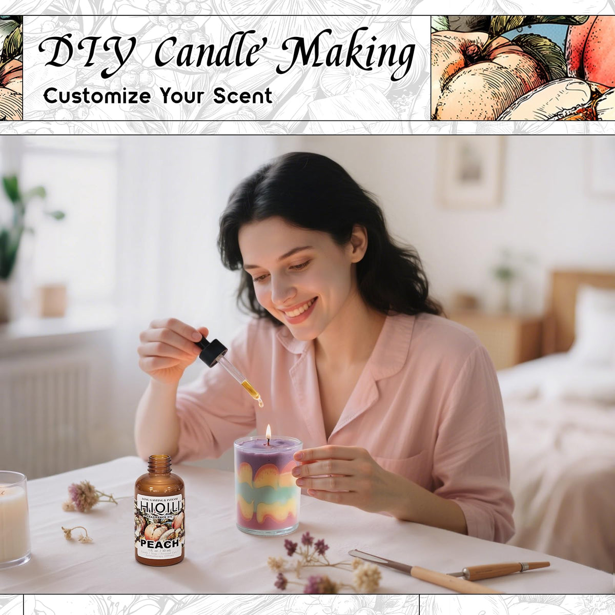 Peach Fragrance Oil for Home Diffuser