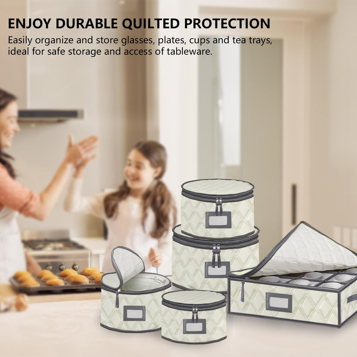 5 Pack China Storage Containers Set