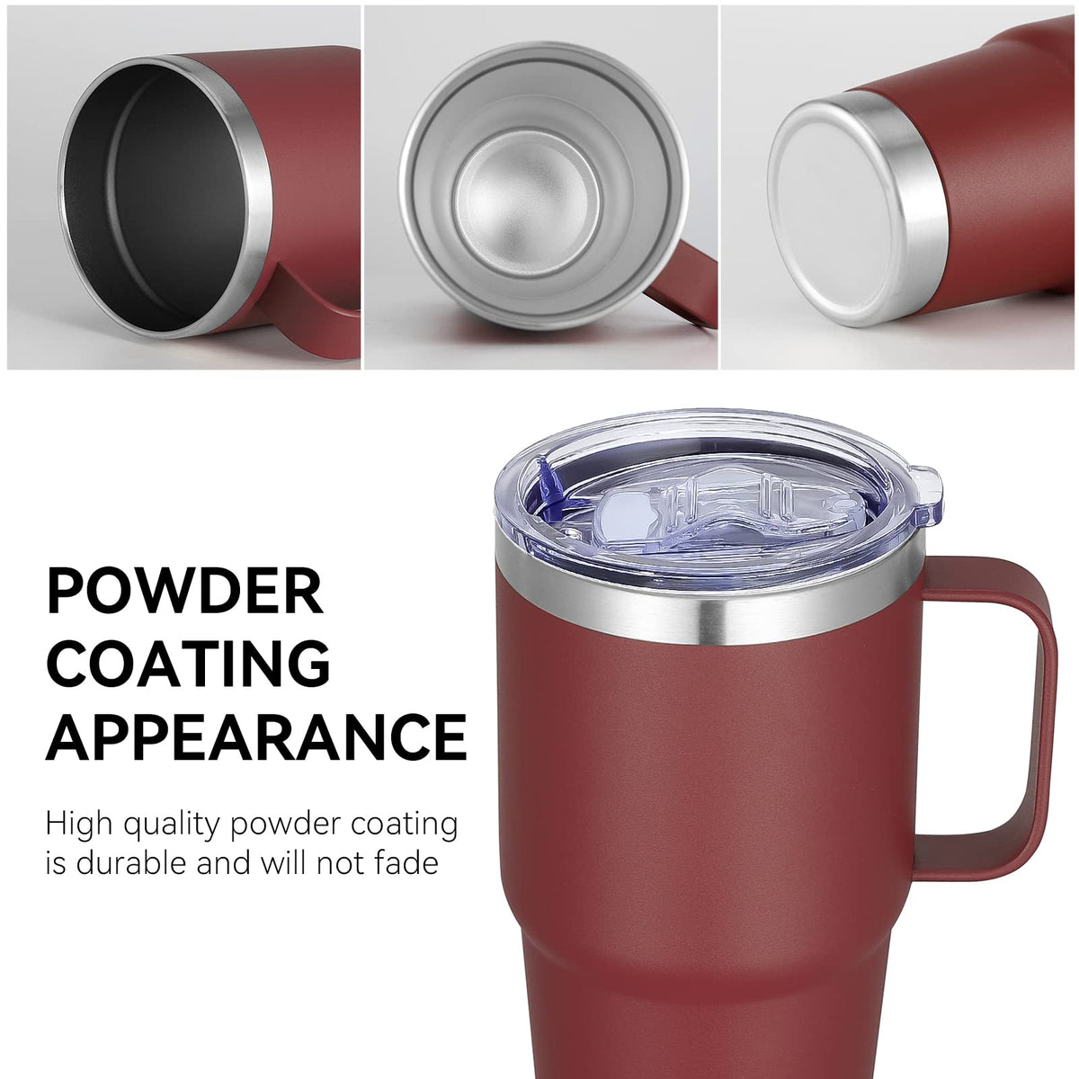 20 oz Insulated Travel Coffee Mugs Set of 12 (12 Count)