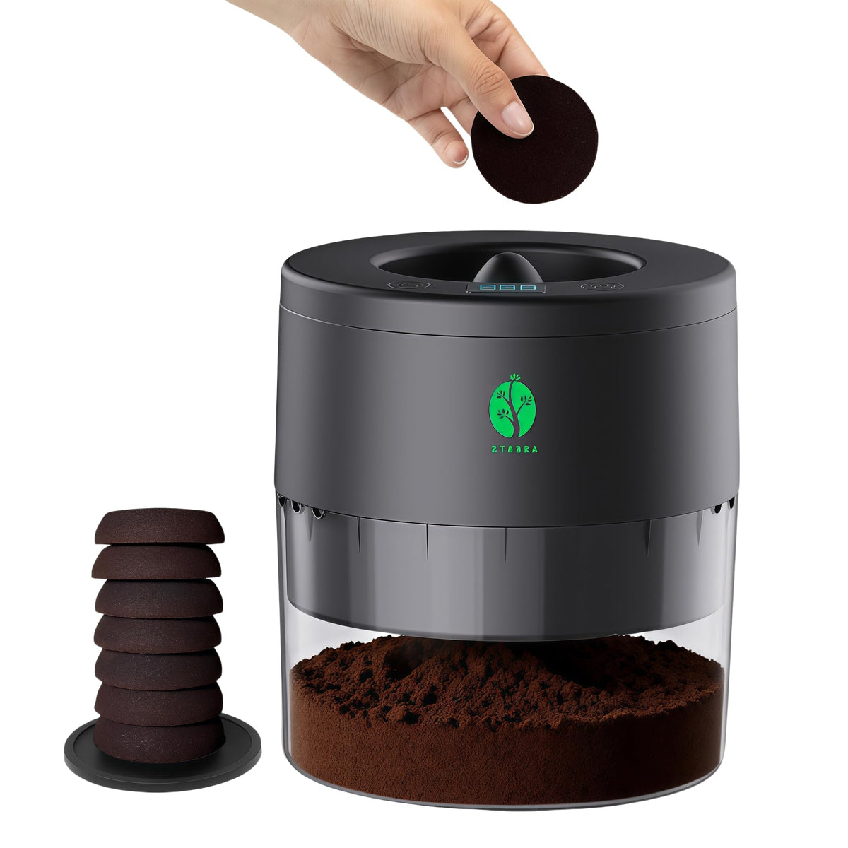 Automatic Coffee Grounds Dryer Hands