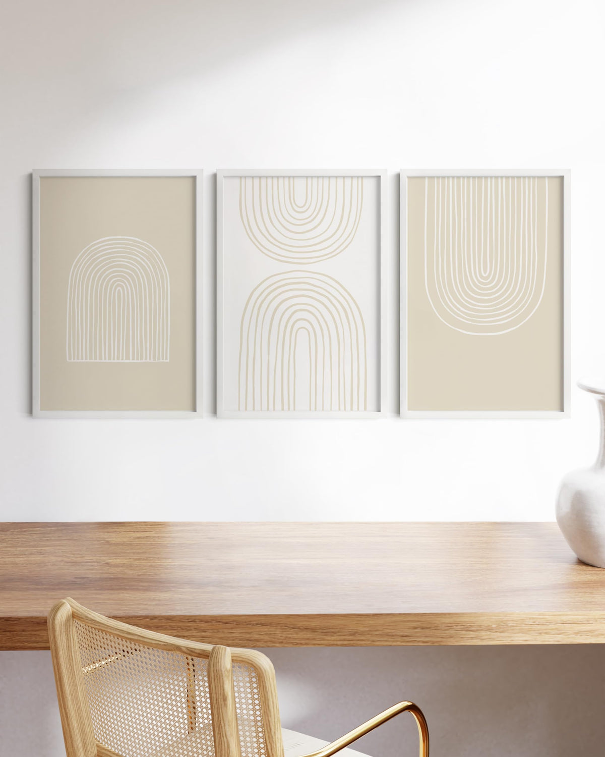 16x24 White Aluminum Frame Set of 3 (3 Count)