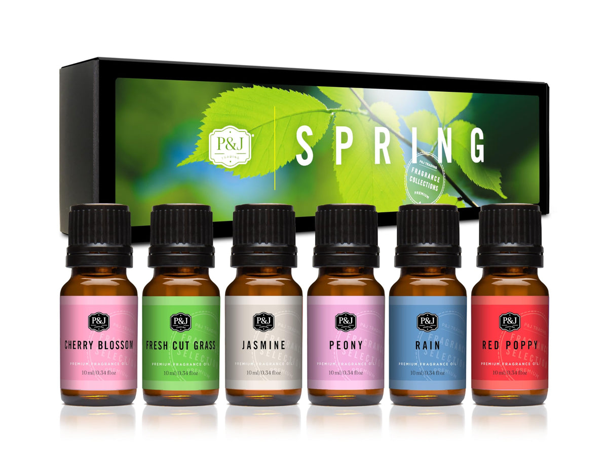 Fragrance Oils for Diffusers for Home Spring Set Fragrance Scents for Candle Making (2.04 Fl Oz)
