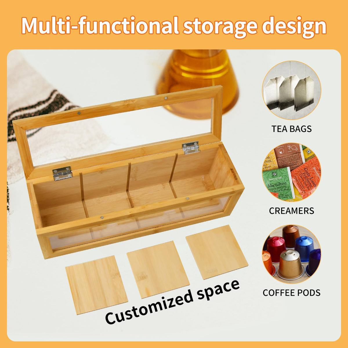 Tea Bag Organizer (4 Count)